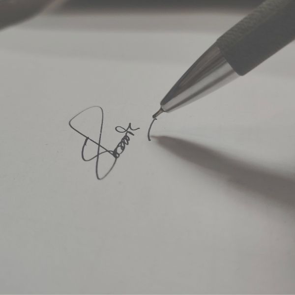 Professional signature